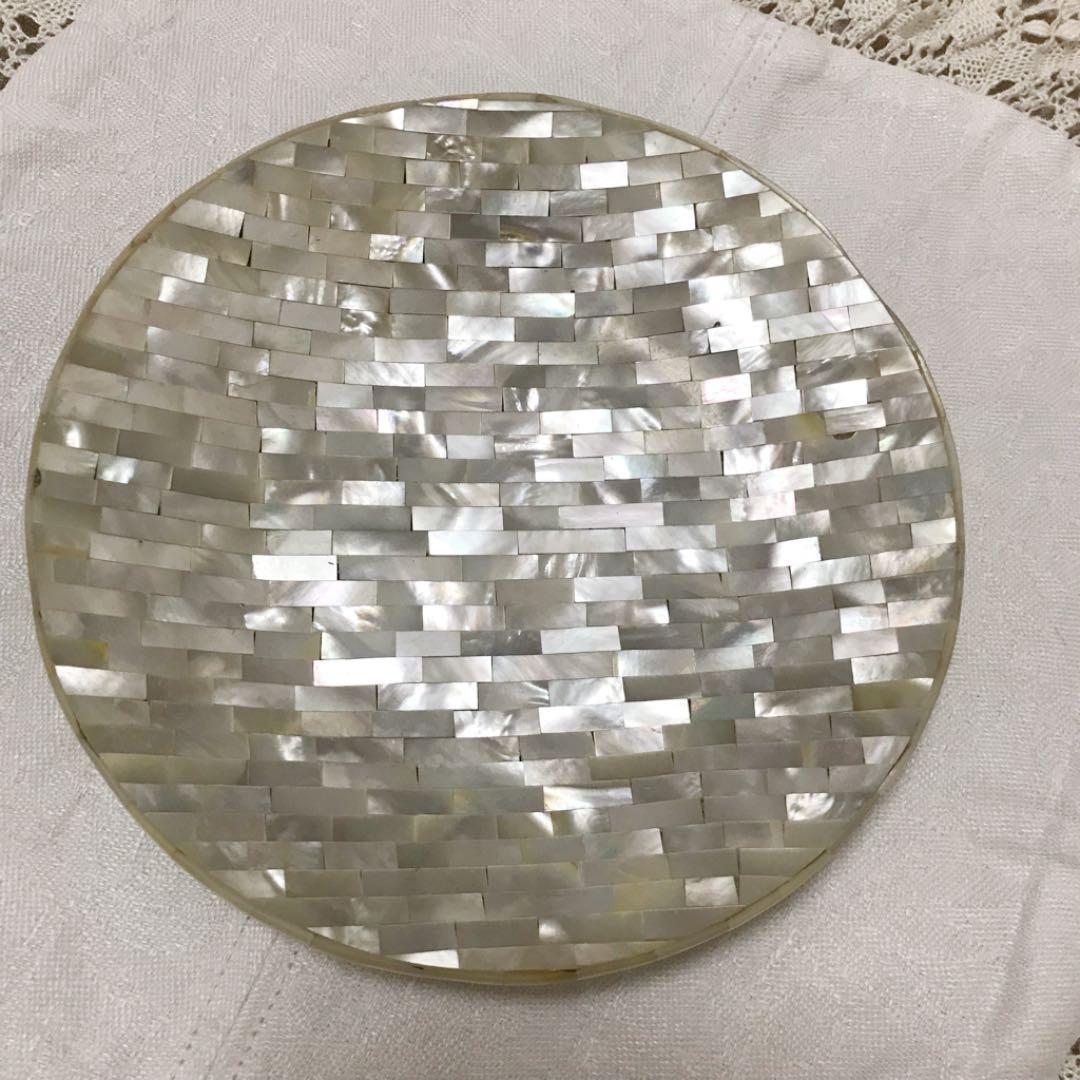 ヴィンテージ ？ アンティーク ？シェル 貝 小物入れ トレイ