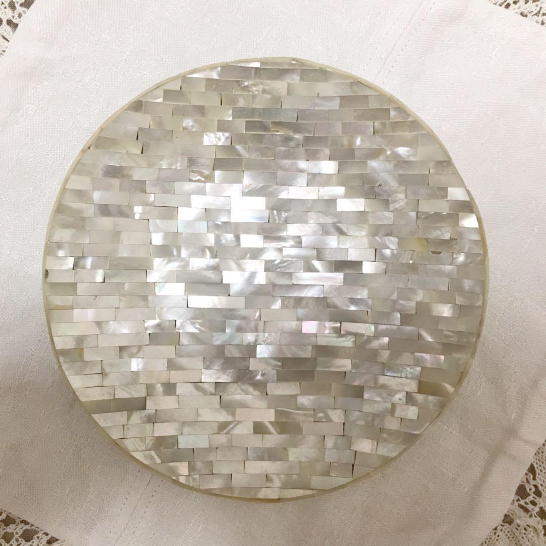 ヴィンテージ ？ アンティーク ？シェル 貝 小物入れ トレイ