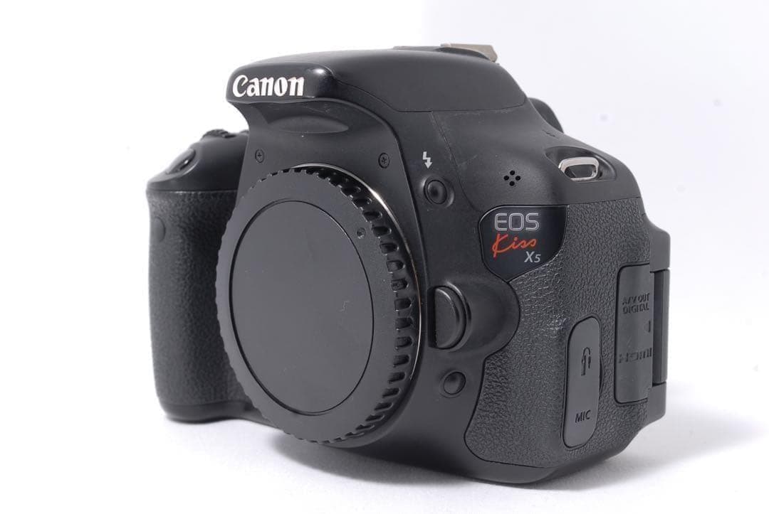✨自撮り＆スマホ転送✨Canon EOS Kiss X5 手ぶれ補正レンズセット