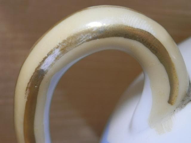 廣瀬特製　シュガ―ポット　たぶん明治期　径17.5cm 高さ15.5cm