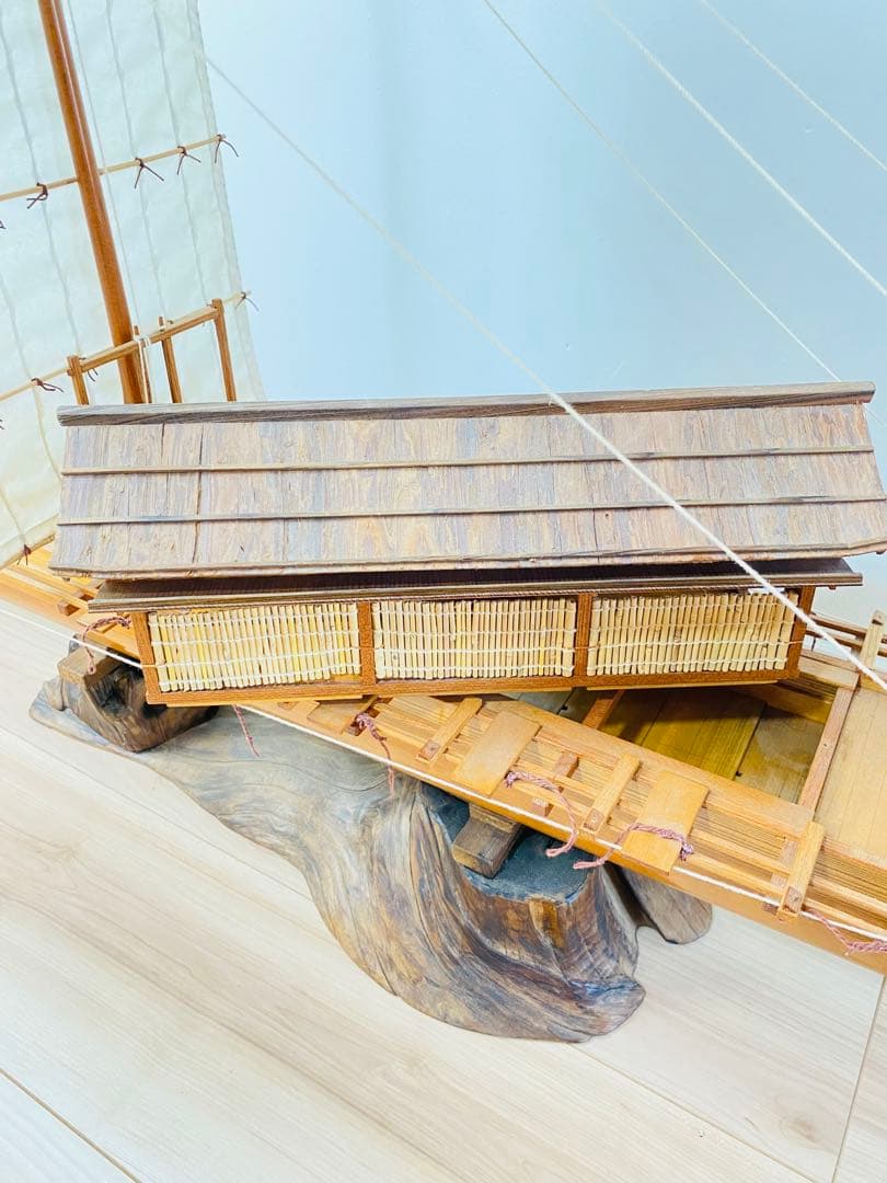 木製模型船 和船 船大工