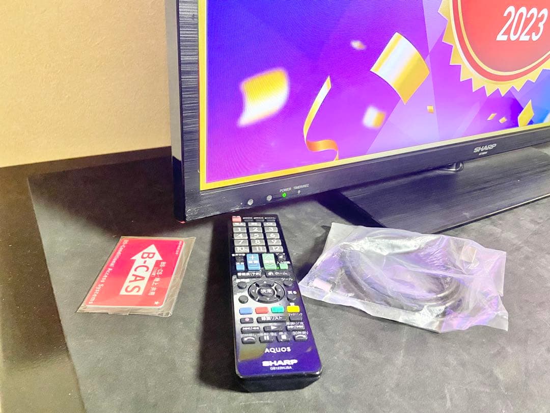 【すぐ使えます】SHARP AQUOS 32型テレビ｜HDMI×2・録画対応