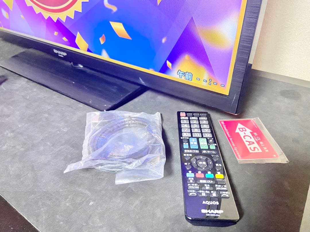 【すぐ使えます】SHARP AQUOS 32型テレビ｜HDMI×2・録画対応