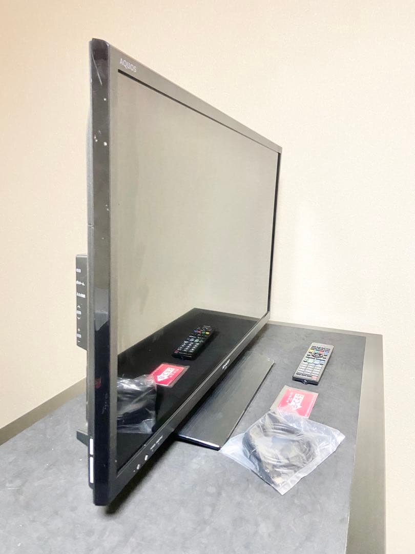 【すぐ使えます】SHARP AQUOS 32型テレビ｜HDMI×2・録画対応