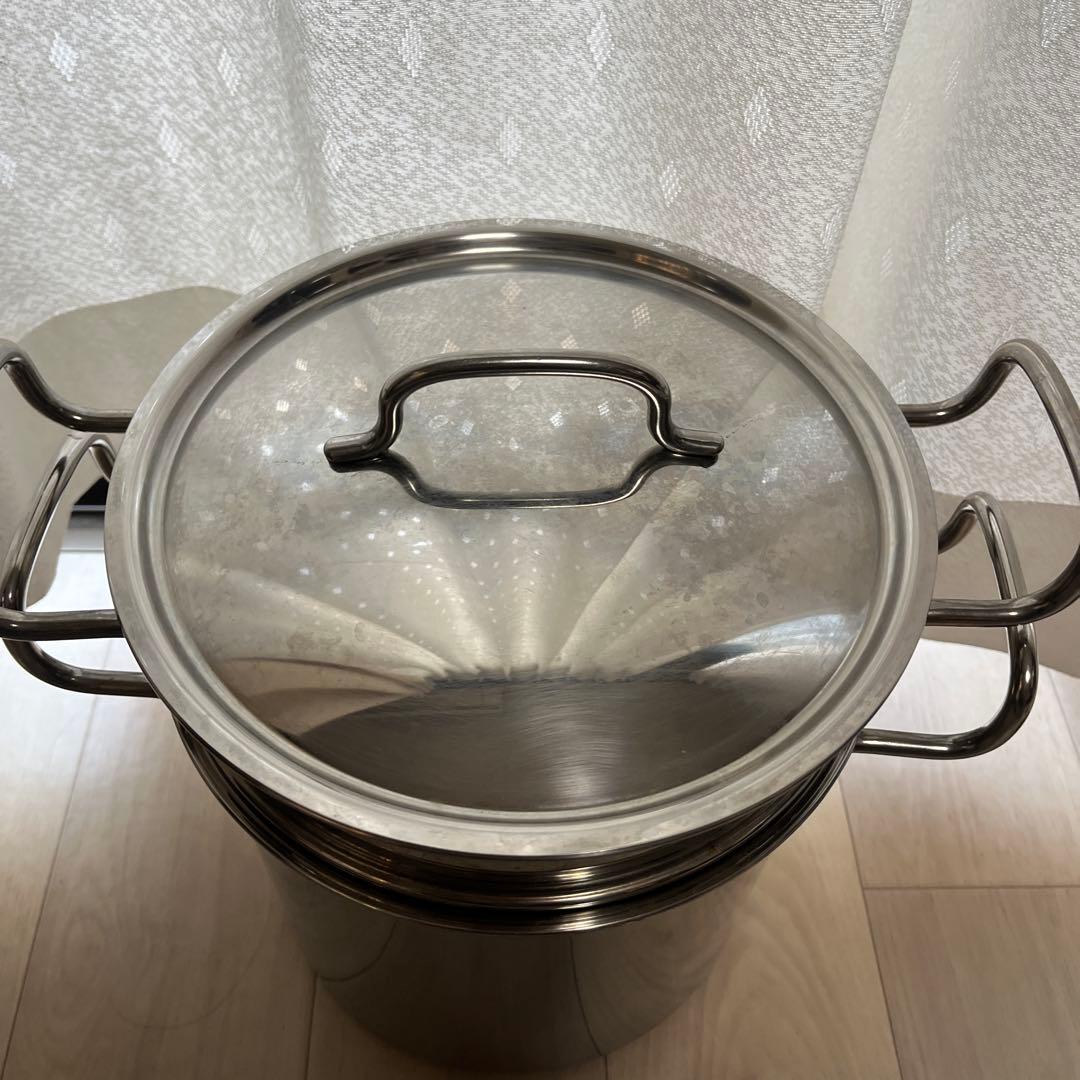 GEO PRODUCT パスタポット 両手鍋 ステンレス製 調理器具