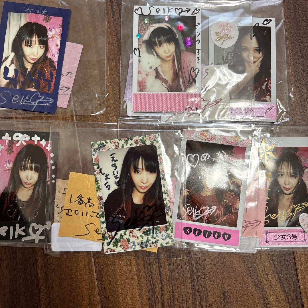 【まとめ売り】大森靖子　おやすみチェキ13枚