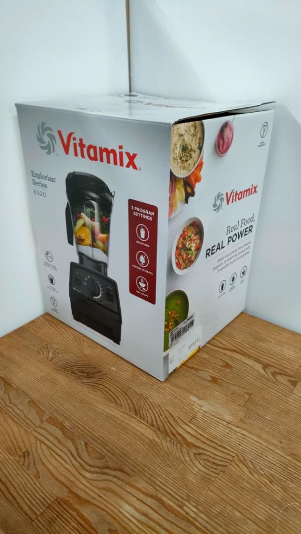 【目立った傷や汚れなし】バイタミックスE520　ホワイト　1653