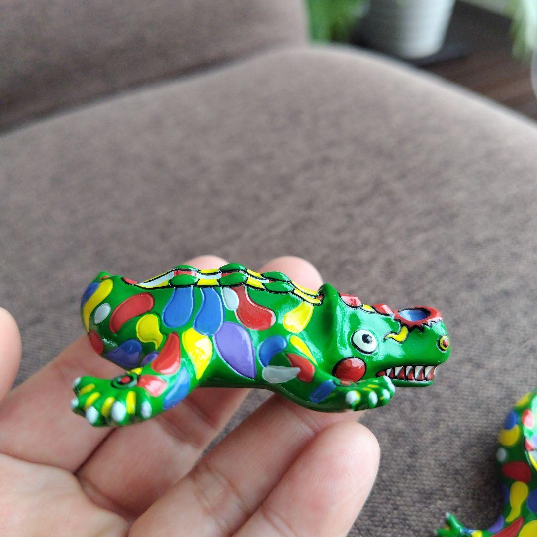 未使用専用箱入 吉本工業 ジミー大西 POP OUT ワニくん箸置き 2個セット