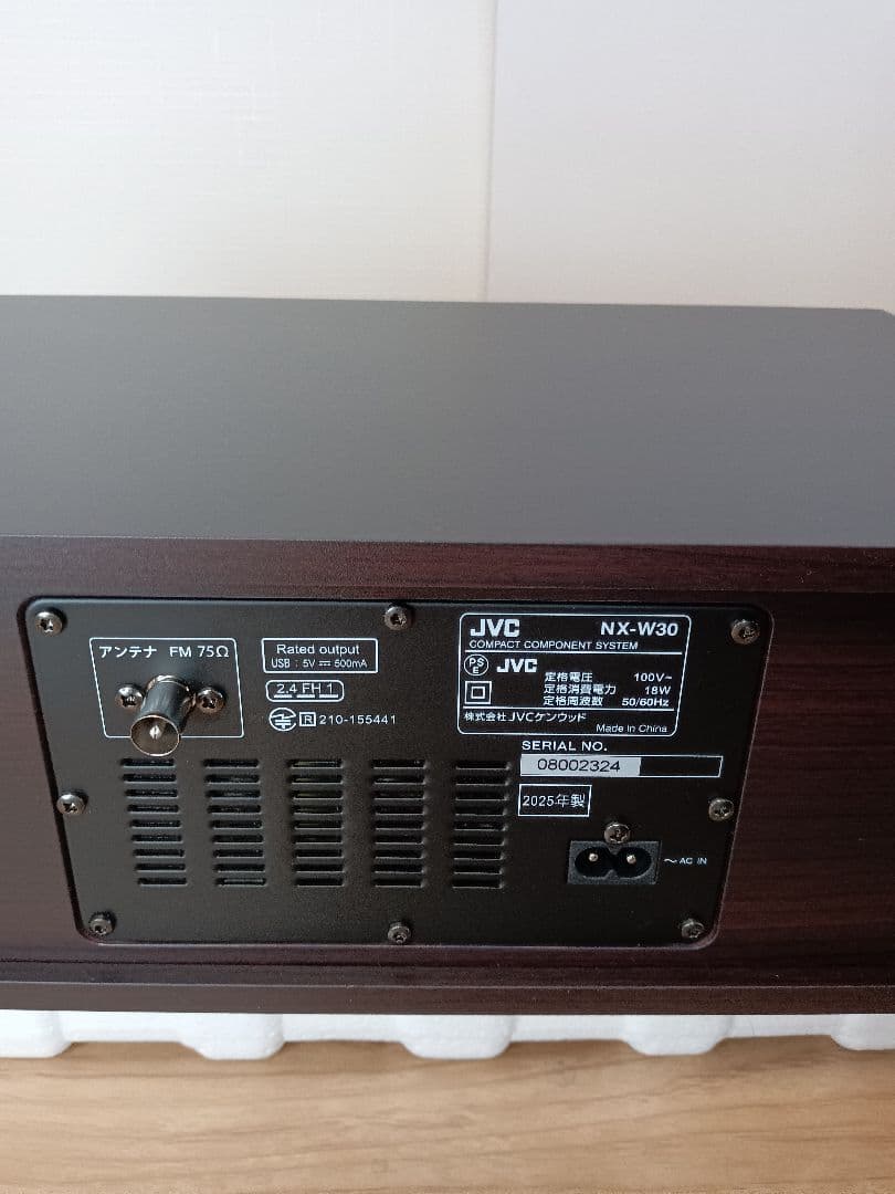 コンポ　ケンウッド JVC NX-W30 Bluetooth対応　USB付き