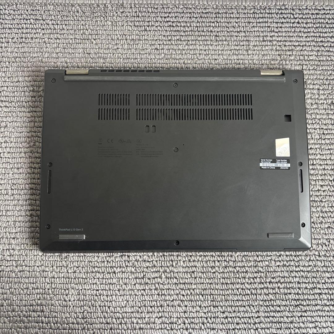 lenovo thinkpad L13 Gen 2 i5-1135G7 指紋認証