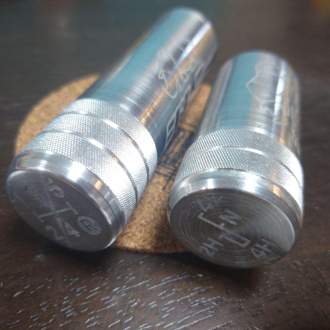 シフトノブ　トランスファーノブセット　ジムニーカタカナロゴ　アルミ鋳造