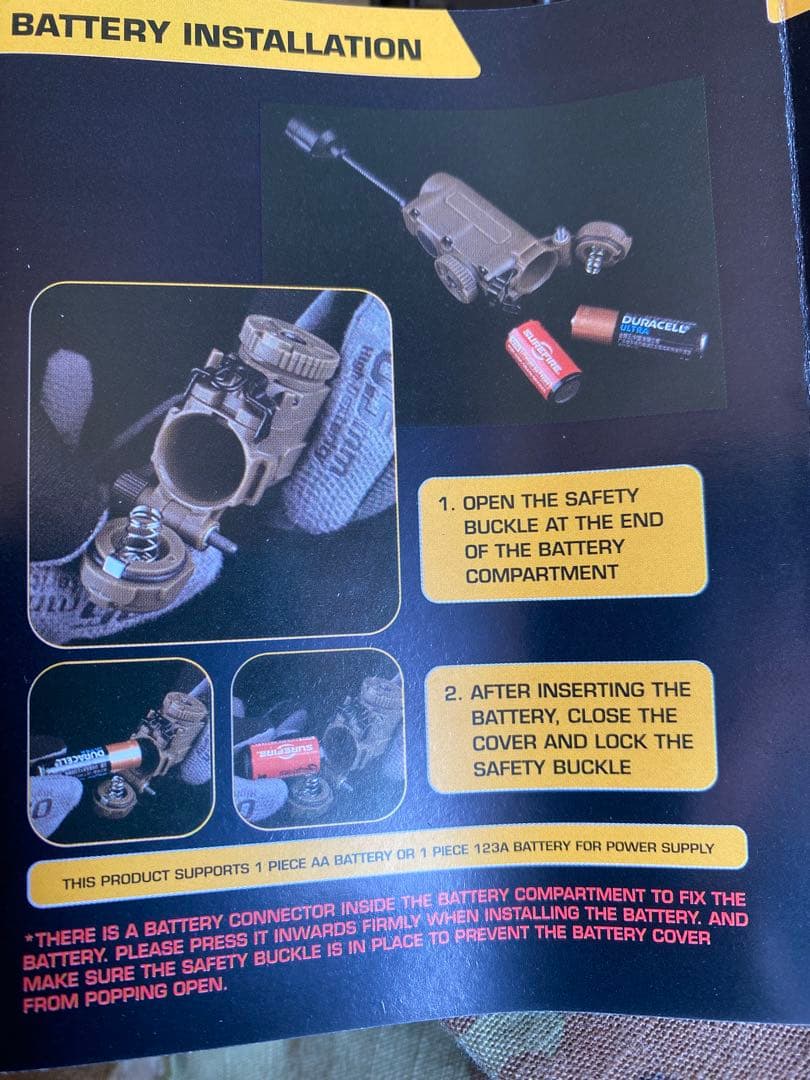 FASTヘルメットライト IFF IR ビーコン LEDライト