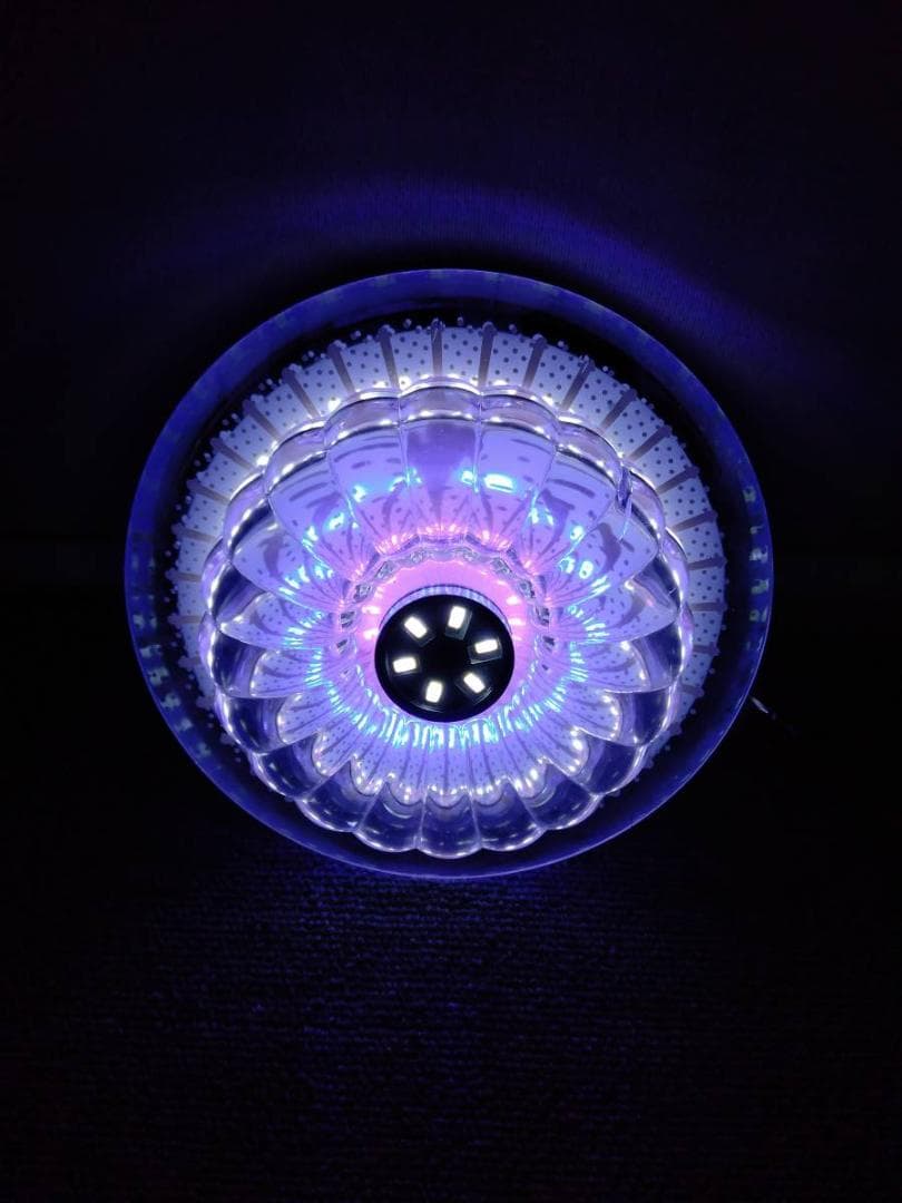 ミニシャンデリア 高照度LED点灯切替タイプ デコトラ 内装　玄関 直径18cm