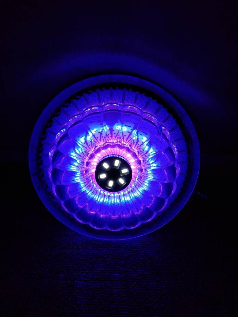 ミニシャンデリア 高照度LED点灯切替タイプ デコトラ 内装　玄関 直径18cm