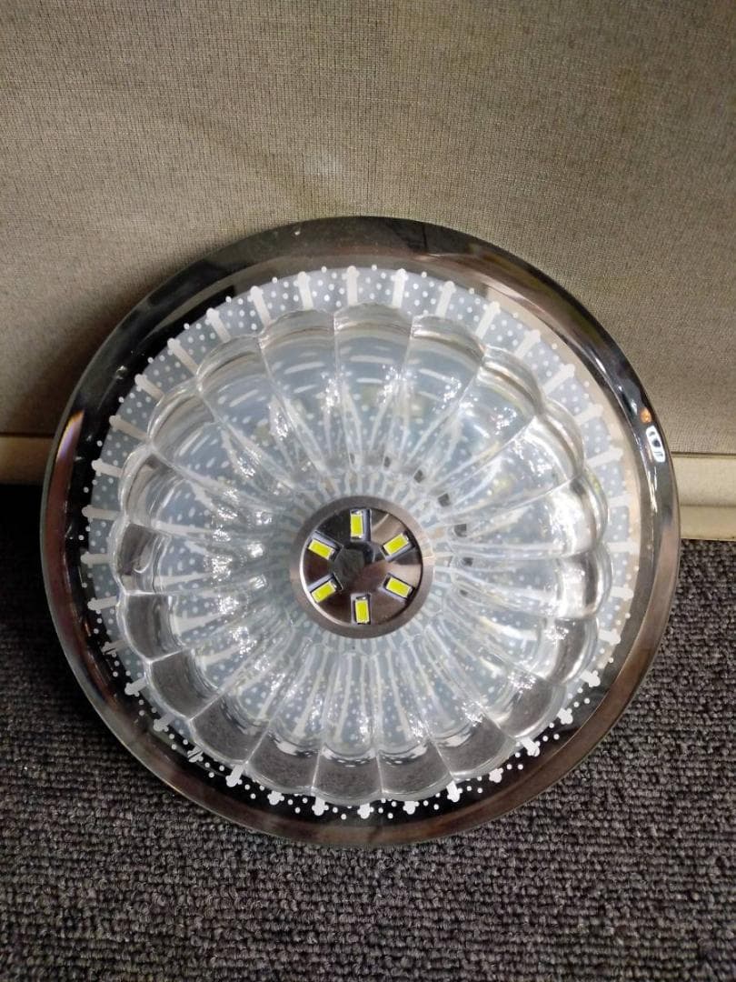 ミニシャンデリア 高照度LED点灯切替タイプ デコトラ 内装　玄関 直径18cm