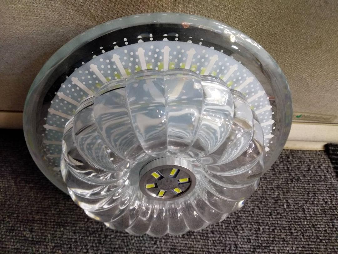 ミニシャンデリア 高照度LED点灯切替タイプ デコトラ 内装　玄関 直径18cm