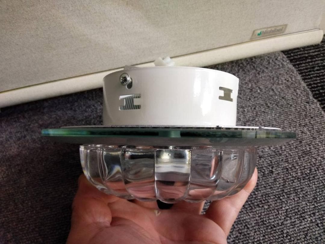 ミニシャンデリア 高照度LED点灯切替タイプ デコトラ 内装　玄関 直径18cm