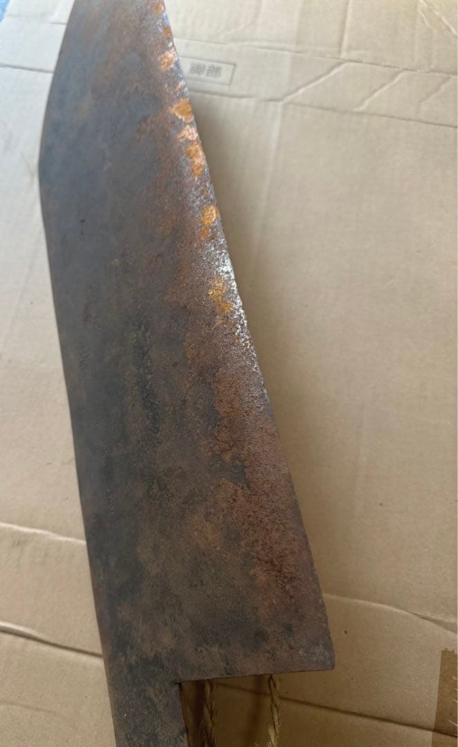 巨大 包丁 刃渡り51.5cm 畳包丁 刃物 和包丁 刻印在銘 全85cm 希少