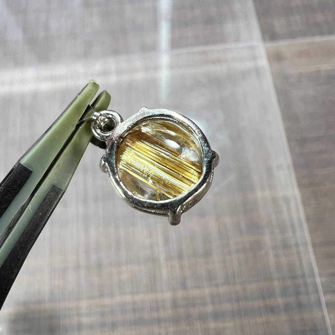 ハイクオリティ　ルチルクォーツ　ペンダント　色調がきれいです　　10
