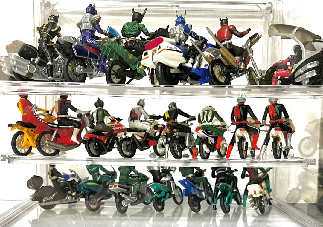 仮面ライダー 特撮メカコレクション マシンクロニクル 栄光のライダー21体セット