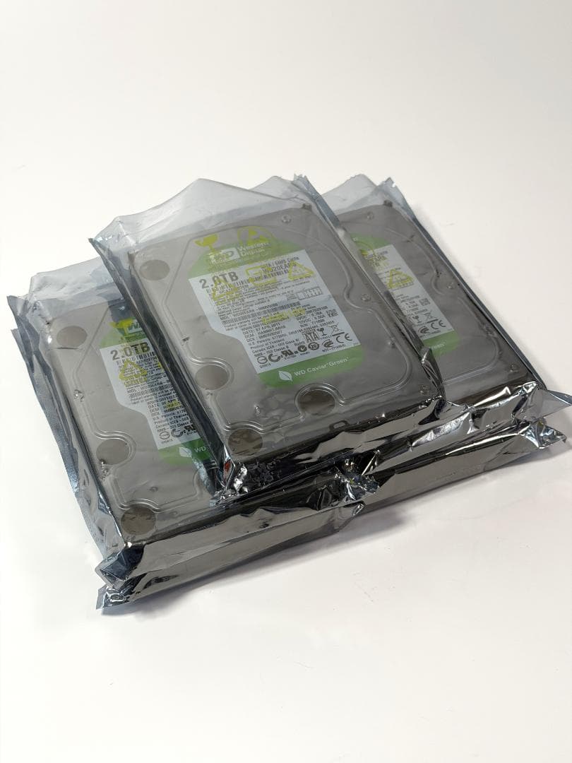 WD WD20EARS 2TB　5本セット
