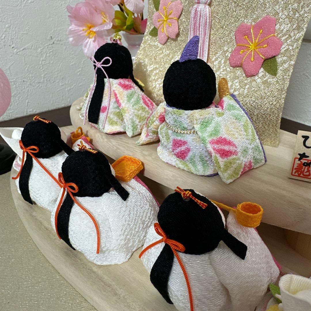 【新品】リュウコドウ ひな祭り 雛人形セット ぽてりひな