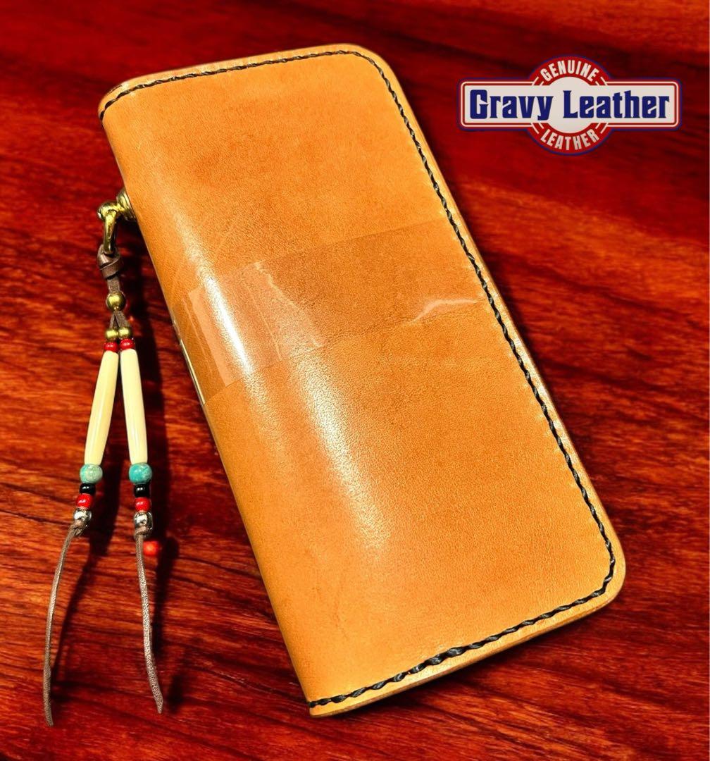 Gravy Leather 長財布 栃木 サドルレザー ネイティブ アメリカン