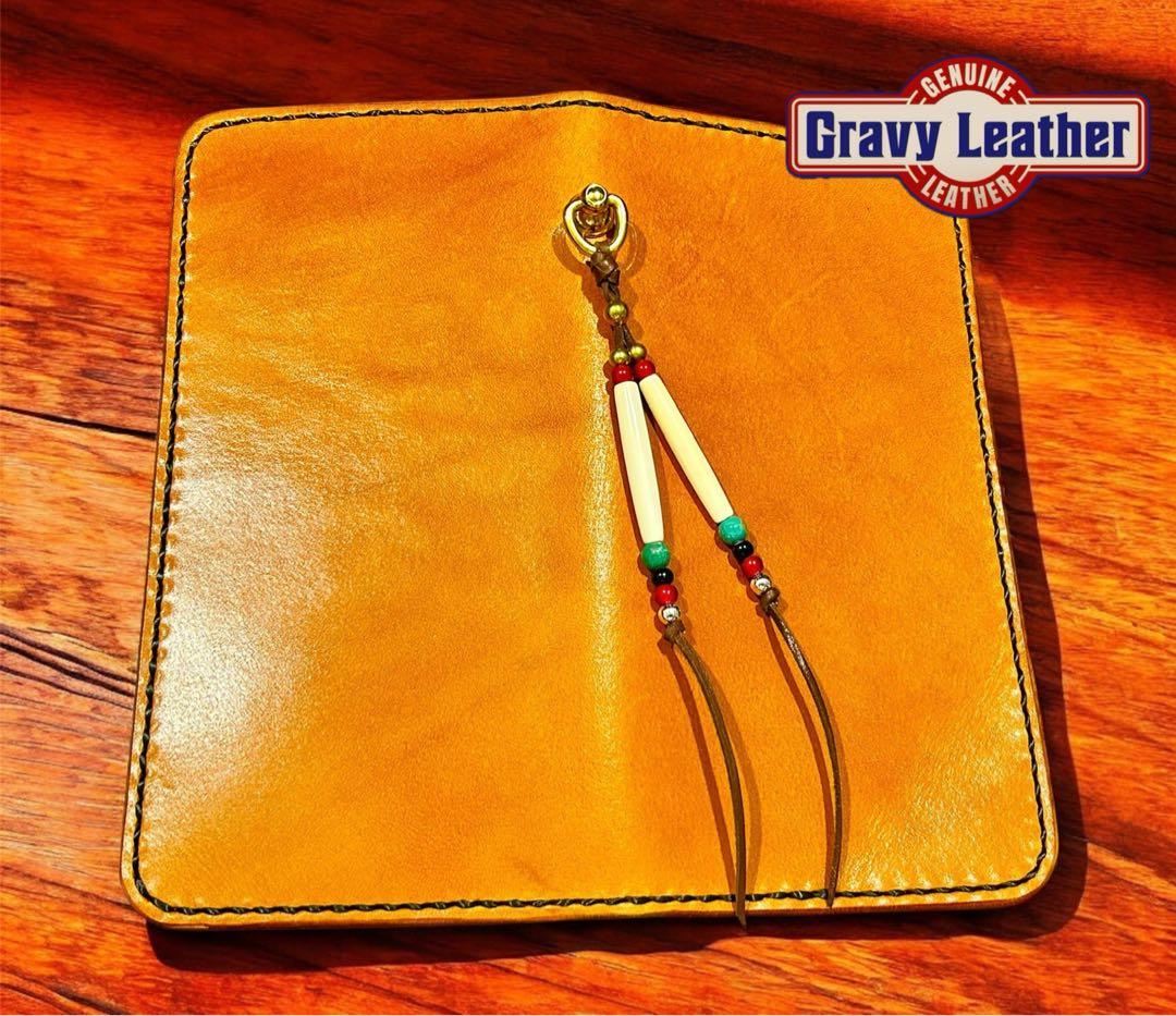 Gravy Leather 長財布 栃木 サドルレザー ネイティブ アメリカン