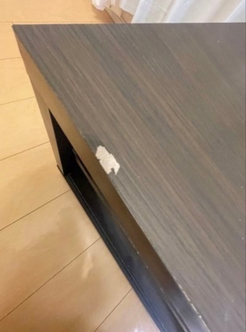 ダークブラウン テレビ台 引き出し付き