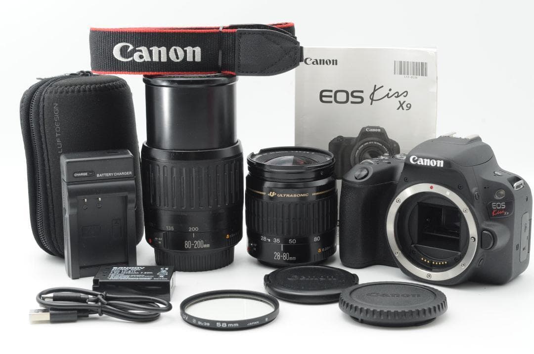 ■新品級⑥■新生活応援■ Canon EOS Kiss x9 ダブルレンズ
