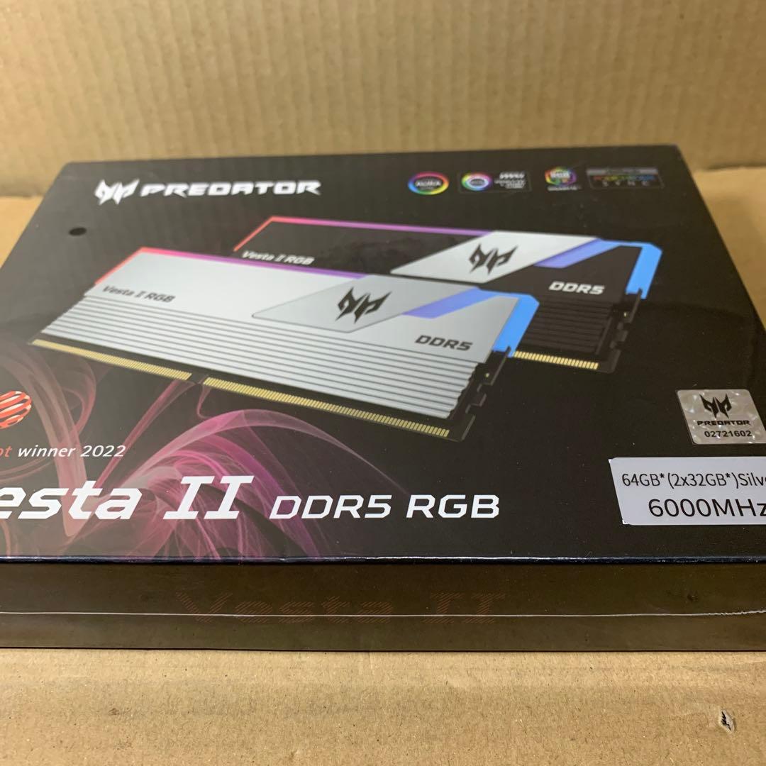 Acer Predator VestaⅡ RGB DDR5-6000 64GB