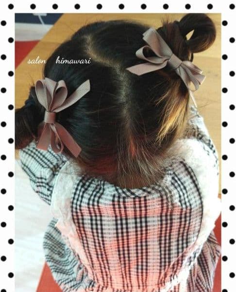 再販２【くすみピンク】ナチュラルリボン♡ヘアゴム