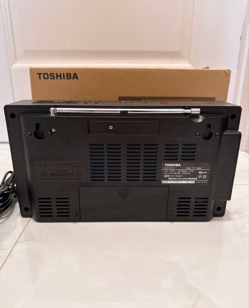 【新品未使用】TOSHIBA TY-AN2 Bluetoothラジオ