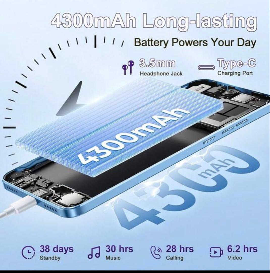 OUKITEL スマートフォン 16GB+128GB