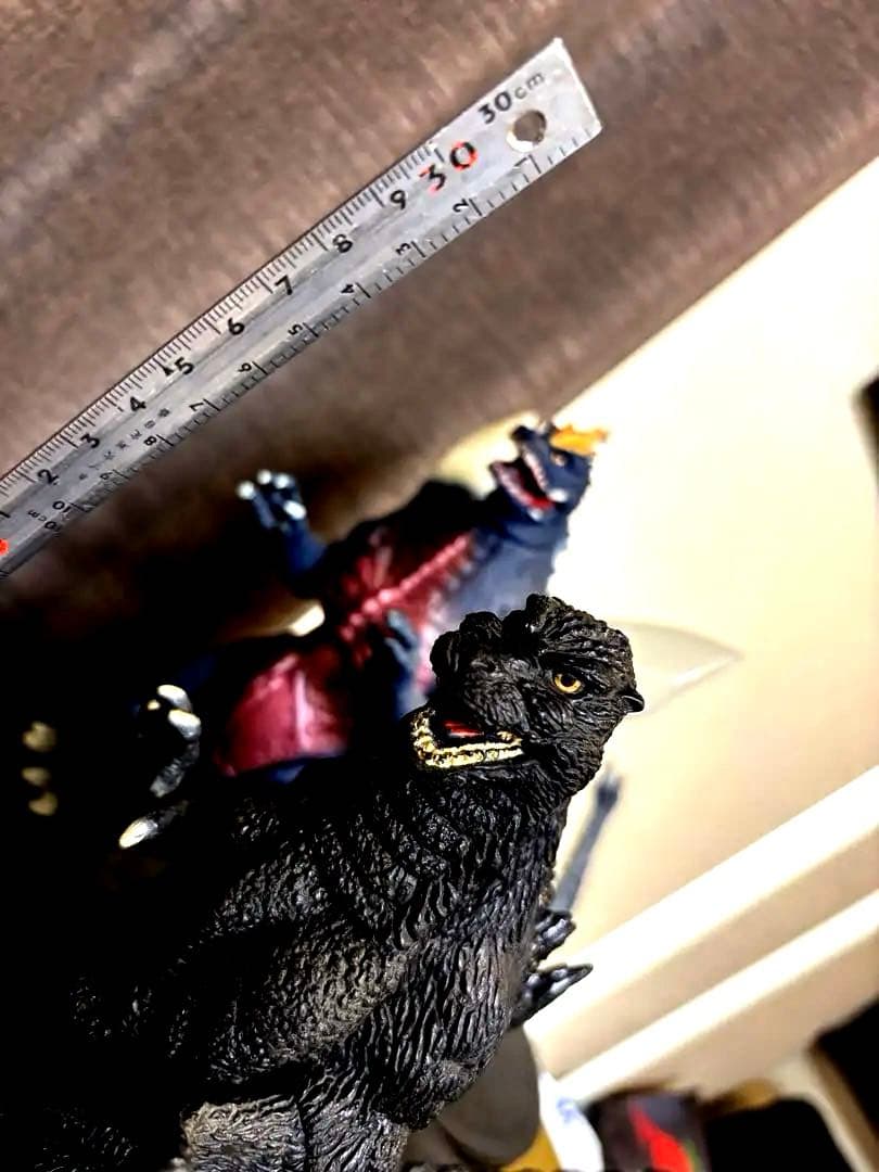 メチャクチャデカい 約45cm ゴジラ VS スペースゴジラ 2品 セット