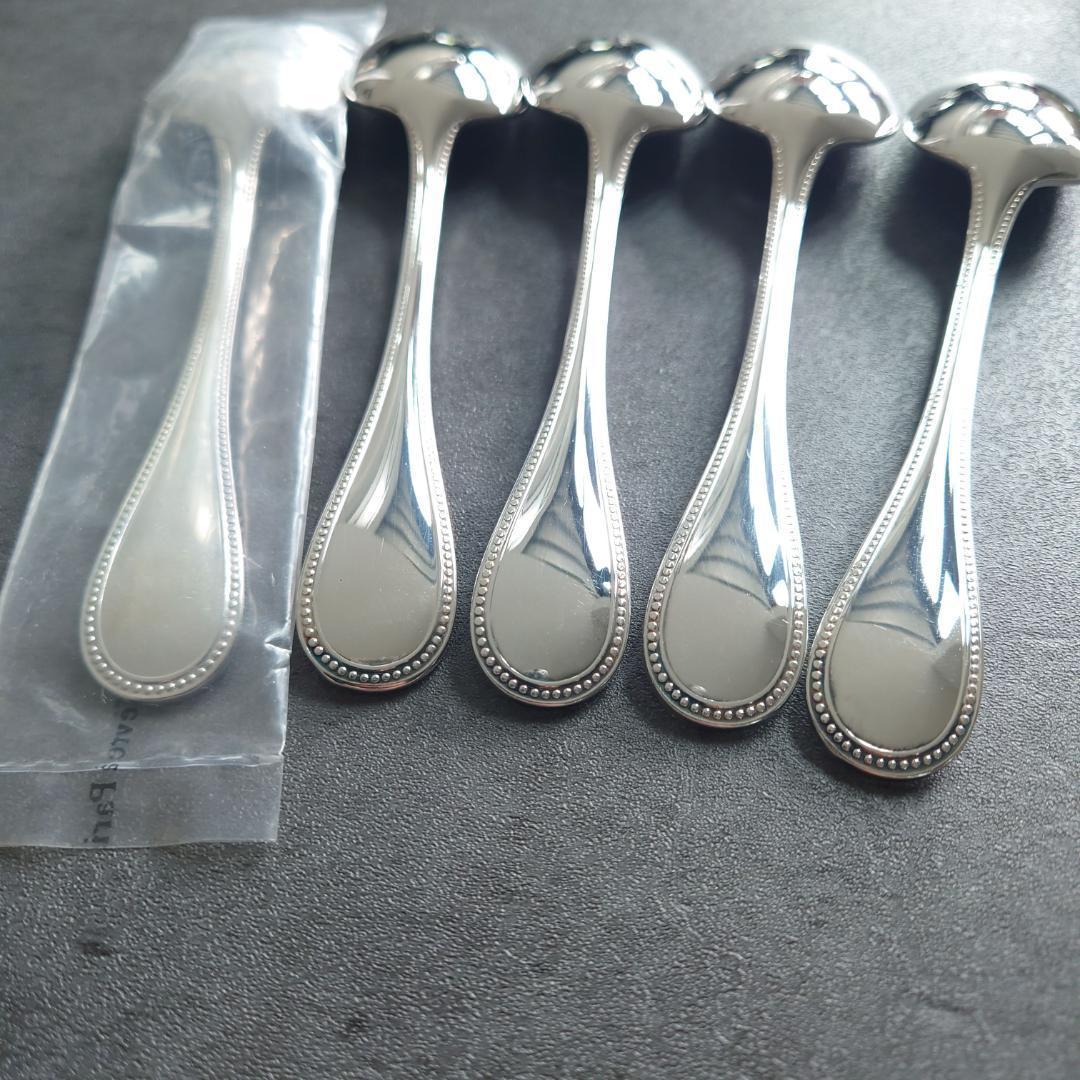 希少 美品 クリストフル パール ティースプーン 未開封含む 5点
