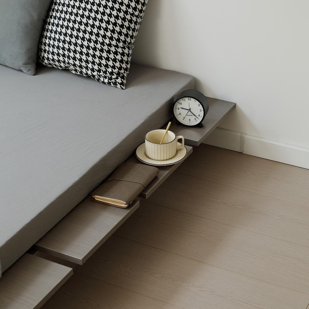 大人気！【幅120cm・S】ベッド ローベッド すのこベッド おしゃれ GRAY