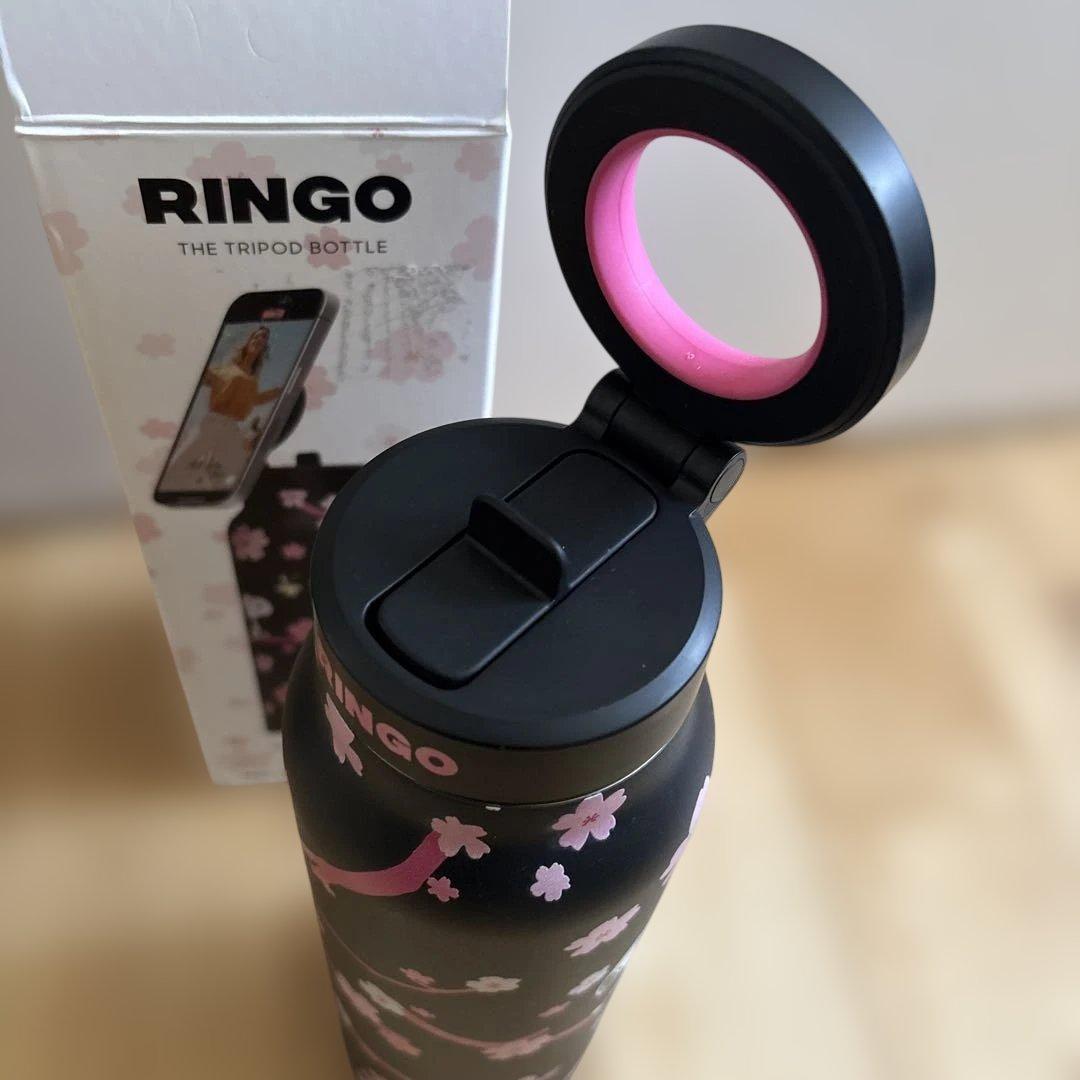 RINGO スヌーピー ステンレス水筒 桜柄
