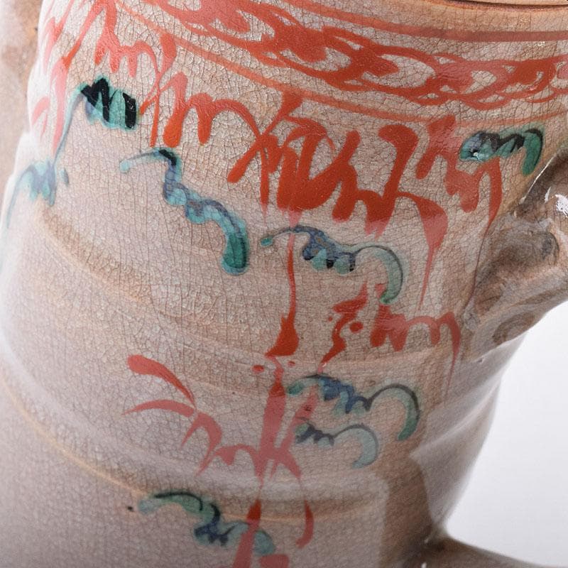 煎茶道具　赤絵　水注　時代箱　V　R8781