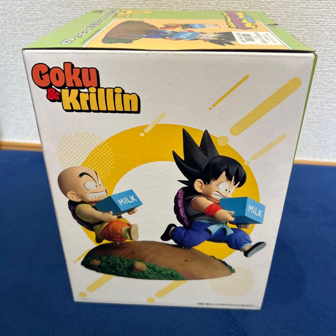 一番くじ　ドラゴンボール　A賞　孫悟空＆クリリン牛乳配達フィギュア