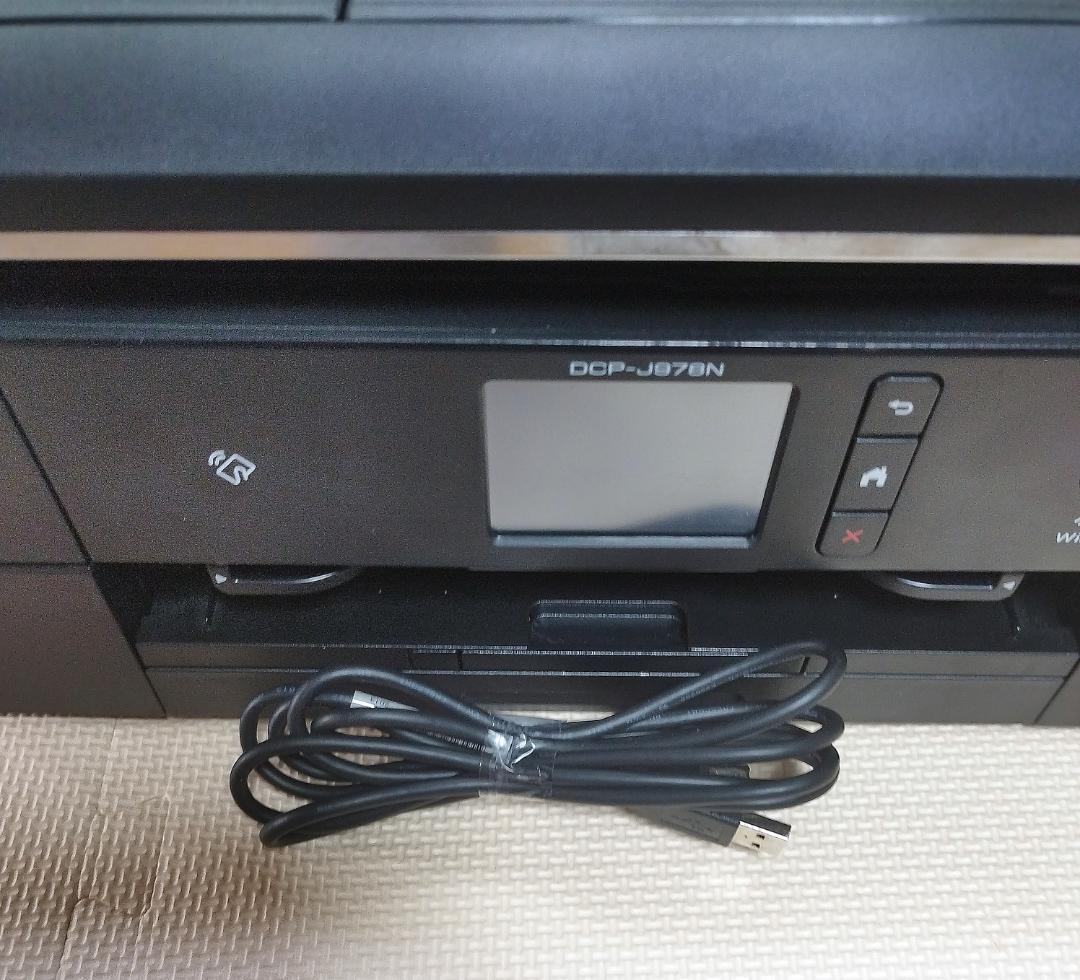 DCP-J978N　 BK　ブラザー レーベル印刷インク満タン Wifi接続