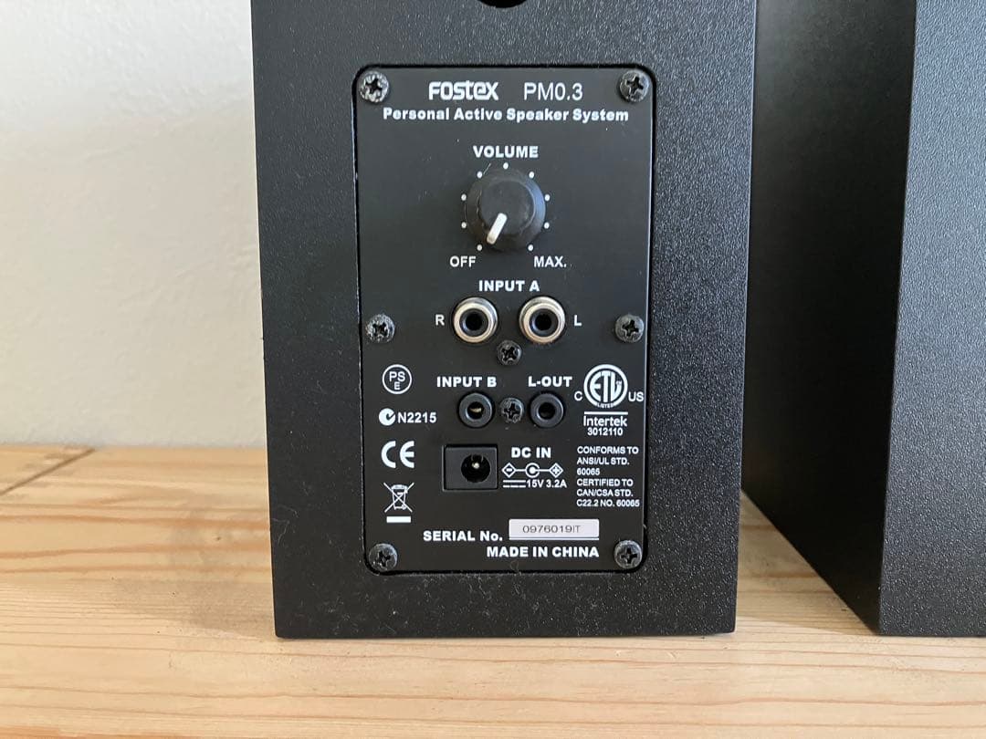 FOSTEX PM0.3 アクティブスピーカー フォステクス PCスピーカー