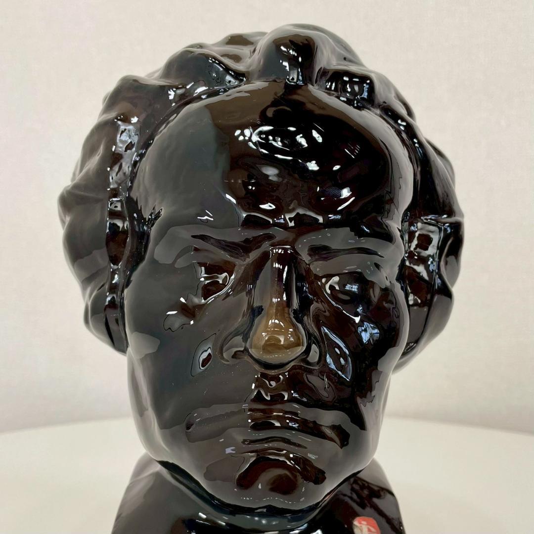 80's ベートーヴェン ガラスヘッド ヴィンテージ オブジェ