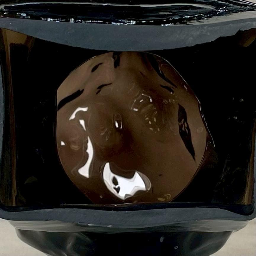 80's ベートーヴェン ガラスヘッド ヴィンテージ オブジェ