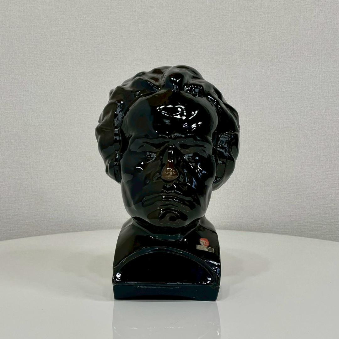 80's ベートーヴェン ガラスヘッド ヴィンテージ オブジェ