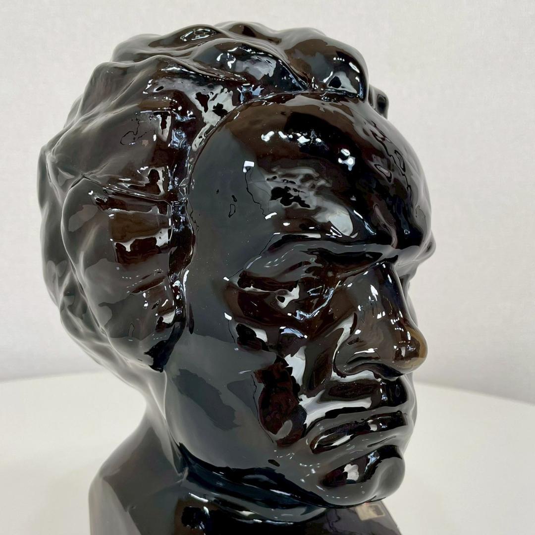 80's ベートーヴェン ガラスヘッド ヴィンテージ オブジェ