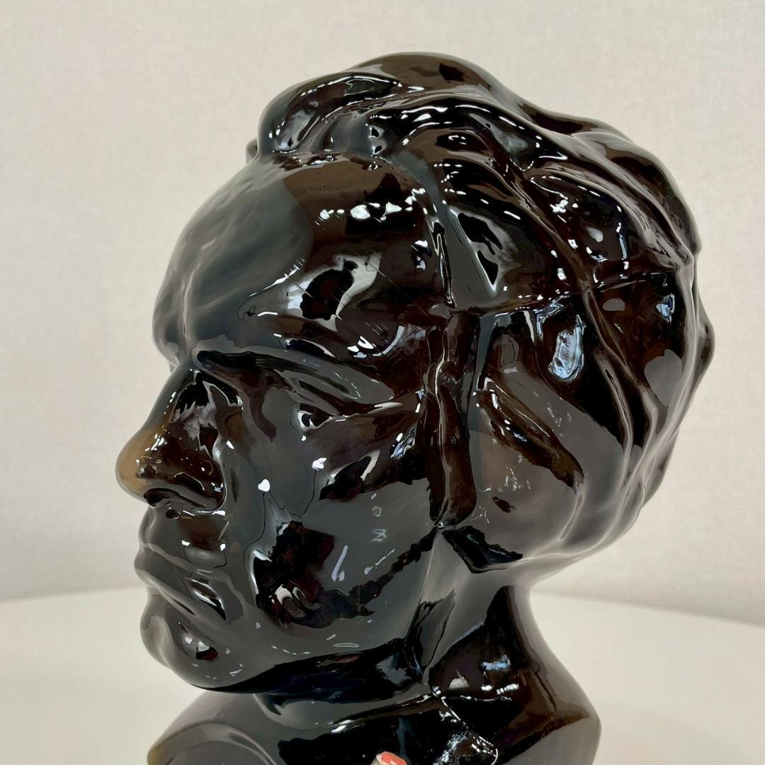 80's ベートーヴェン ガラスヘッド ヴィンテージ オブジェ
