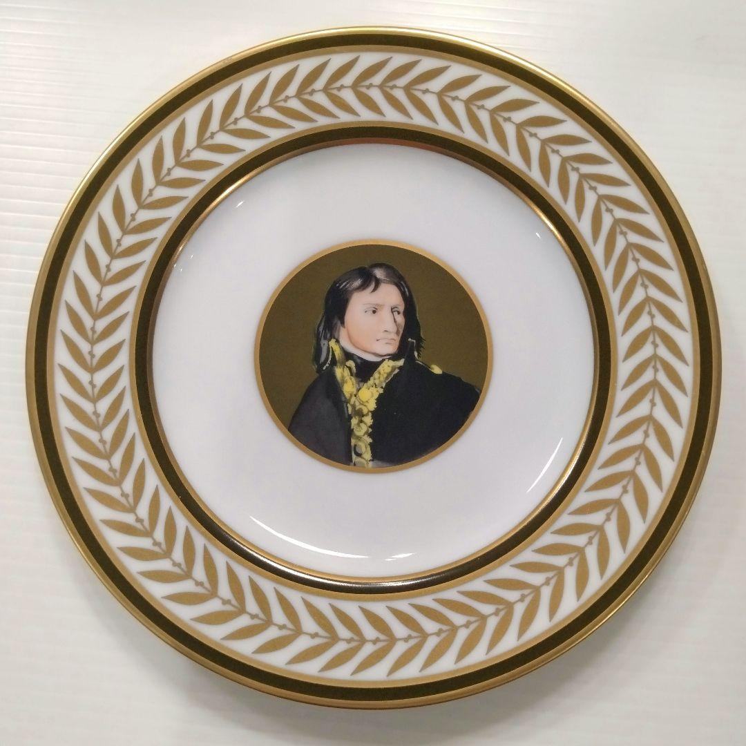 世界の偉大なカップと受皿 ケーキ皿 アンティーク 金彩 24K 皿 19,5cm