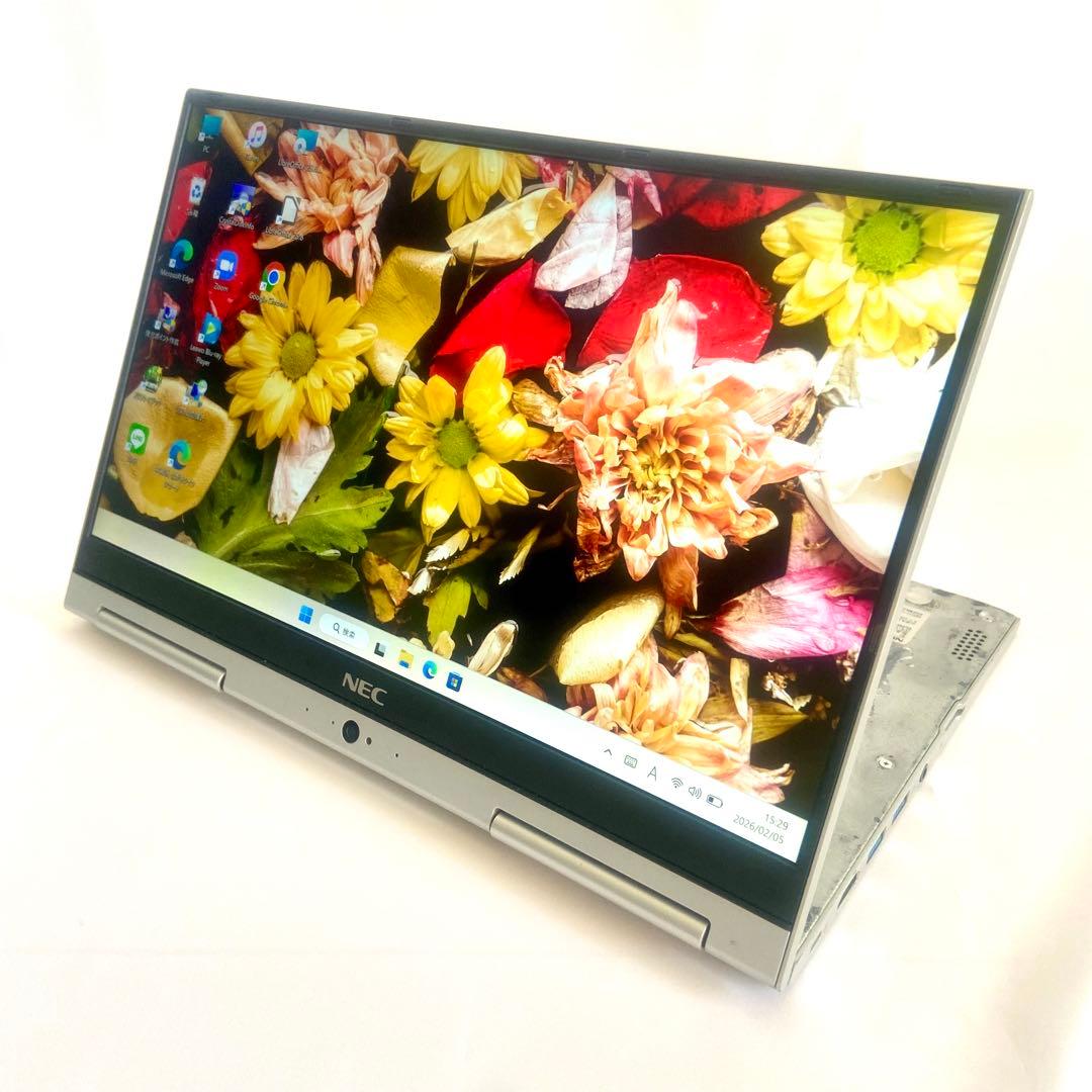Windows11 13.3型 i5薄型 NECノートパソコン タッチ対応