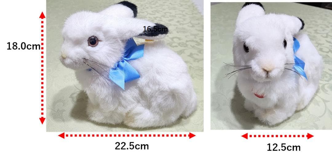 稀少品！超可愛いシュタイフ・雪うさぎのホッペル